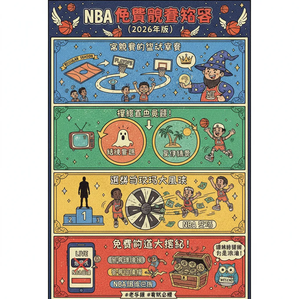 想免費追NBA賽事？從常規賽到經典賽回顧通通有